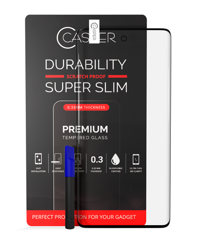 Casper UV Tempered Glass With Glue Compatible For Samsung Galaxy S20 Ultra (Case Friendly) (Retail Pack)