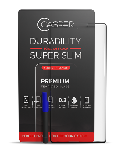 Casper UV Tempered Glass With Glue Compatible For Samsung Galaxy S21 Ultra (Case Friendly) (Retail Pack)