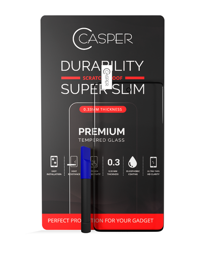 Casper UV Tempered Glass With Glue Compatible For Samsung Galaxy S20 Plus (Case Friendly) (Retail Pack)