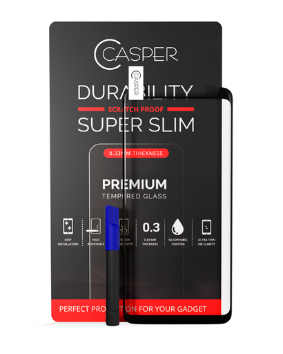 Casper UV Tempered Glass With Glue Compatible For Samsung Galaxy S9 (Case Friendly) (Retail Pack)