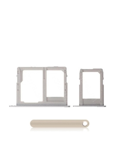 Sim Card Tray Compatible For Samsung Galaxy J8 (J810/2018) (Gold) (2 Piece Set)