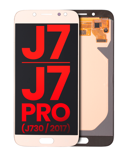 OLED Assembly Without Frame Compatible For Samsung Galaxy J7/J7 Pro (J730/2017) (Aftermarket Plus) (Gold)
