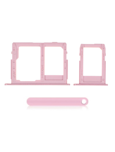 Sim Card Tray Compatible For Samsung Galaxy J7 Pro (J730/2017) (Pink)