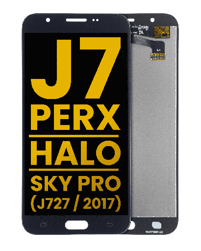 LCD Assembly Without Frame Compatible For Samsung Galaxy J7 Perx/Halo/Sky Pro (J727/2017) (Refurbished) (Black)