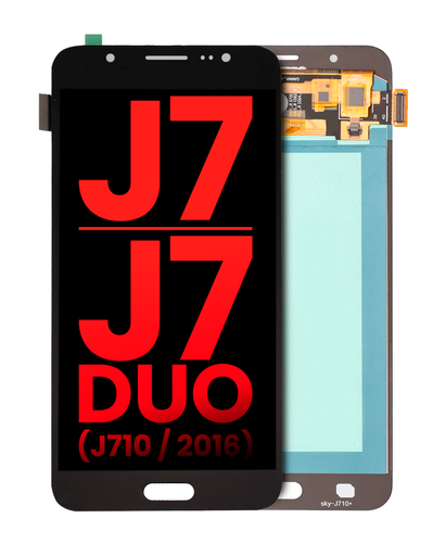 OLED Assembly Without Frame Compatible For Samsung Galaxy J7/J7 Duo (J710/2016) (Aftermarket Plus) (Black)