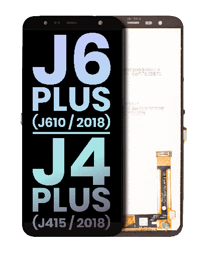 LCD Assembly Without Frame Compatible For Samsung Galaxy J6 Plus (J610/2018)/J4 Plus (J415/2018) (Service Pack) (Black)