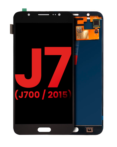 OLED Assembly Without Frame Compatible For Samsung Galaxy J7 (J700/2015) (Aftermarket Plus) (Black)