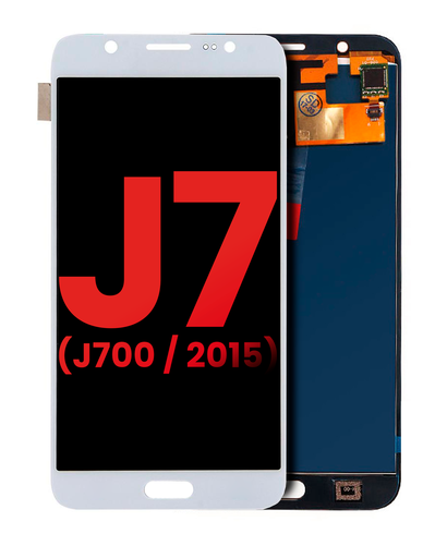 OLED Assembly Without Frame Compatible For Samsung Galaxy J7 (J700/2015) (Aftermarket Plus) (White)