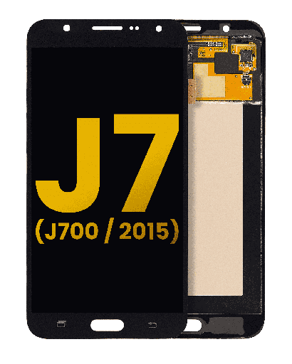 OLED Assembly Without Frame Compatible For Samsung Galaxy J7 (J700/2015) (Refurbished) (Black)