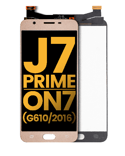 LCD Assembly Without Frame Compatible For Samsung Galaxy J7 Prime/On7 (G610/2016) (Refurbished) (Gold)