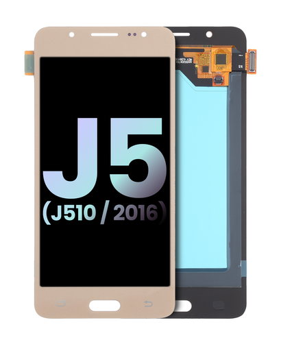 LCD Assembly Without Frame Compatible For Samsung Galaxy J5 Duos (J510/2016) (Service Pack) (Gold)