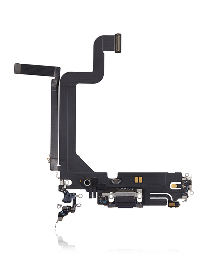 Charging Port Flex Cable Compatible For iPhone 14 Pro Max (Used OEM Pull) (Deep Purple)