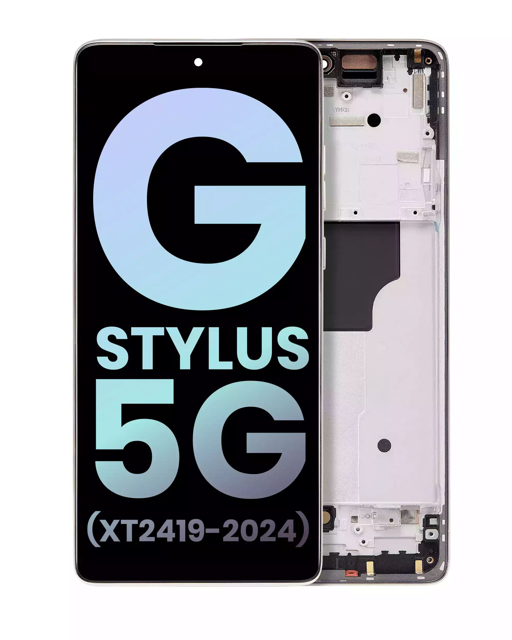 OLED Assembly With Frame Compatible For Motorola Moto G Stylus 5G (XT2419/2024) (Genuine OEM) (Caramel Latte)