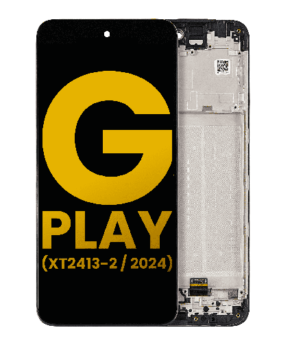 LCD Assembly With Frame Compatible For Motorola Moto G Play (XT2413/2024) (Refurbished) (All Colors)
