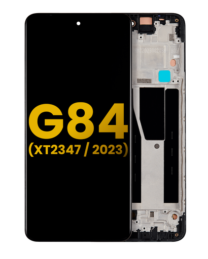 OLED Assembly With Frame Compatible For Motorola Moto G84 (XT2347/2023) (Refurbished) (All Colors)