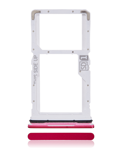 Single Sim Card Tray Compatible For Motorola Moto G84 (XT2347/2023) (Viva Magenta)