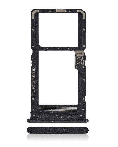 Single Sim Card Tray Compatible For Motorola Moto G34 (XT2363 /2023) (Charcoal Black)