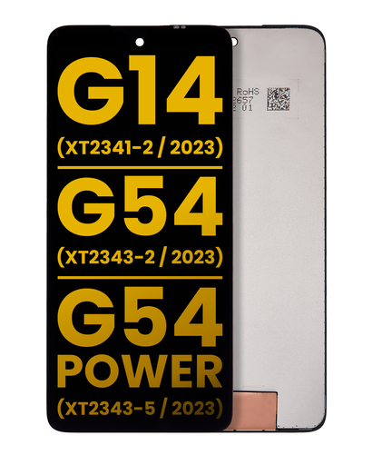 LCD Assembly Without Frame Compatible For Motorola Moto G14 (XT2341/2023)/Moto G54 (XT2343/2023)/Moto G54 Power (XT2343-5/2023) (Refurbished) (All Colors)