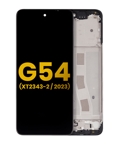 LCD Assembly With Frame Compatible For Moto G54 (XT2343/2023) (Refurbished) (All Colors)