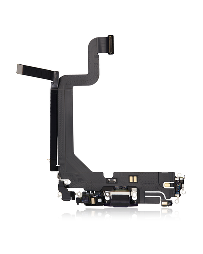 Charging Port Flex Cable Compatible For iPhone 14 Pro Max (Premium) (Deep Purple)