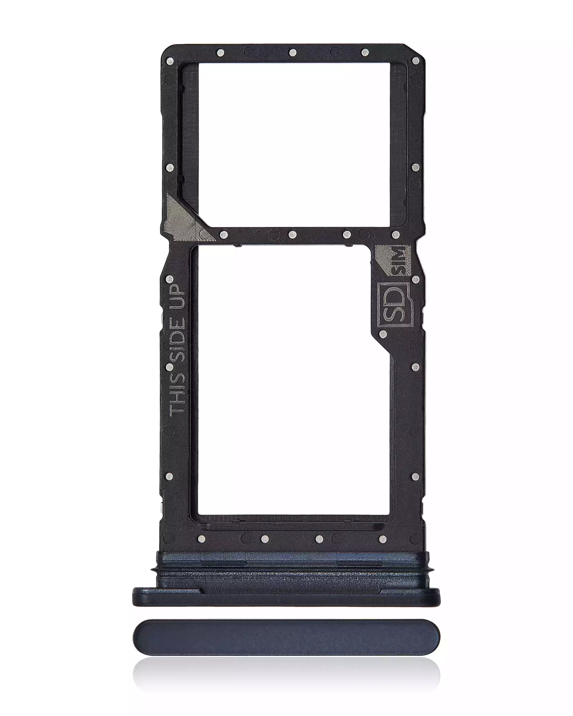 Single Sim Card Tray Compatible For Motorola Moto G Stylus 5G (XT2315/2023) (Cosmic Black)