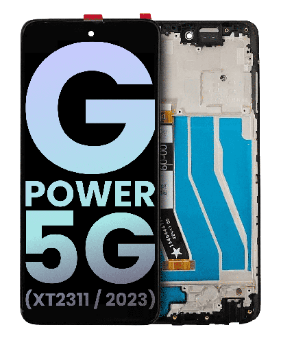 LCD Assembly With Frame Compatible For Moto G Power 5G (XT2311/2023) (Genuine OEM) (All Colors)