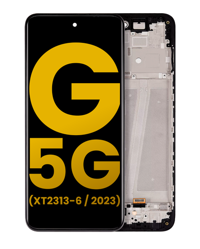 LCD Assembly With Frame Compatible For Motorola Moto G 5G (XT2313/2023) (Refurbished) (All Colors)