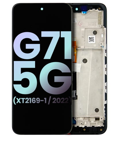OLED Assembly With Frame Compatible For Motorola Moto G71 5G (XT2169/2022) (Genuine OEM) (All Colors)