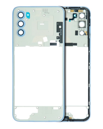 Mid-Frame Housing Compatible For Motorola Moto G71 5G (XT2169/2022) (Arctic Blue)
