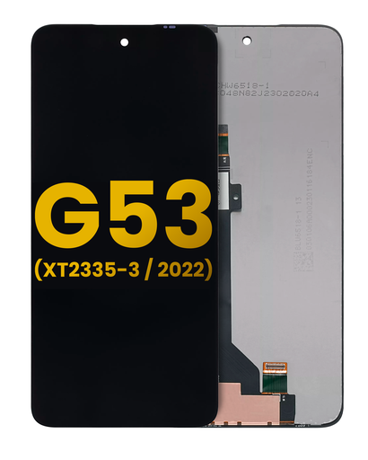 LCD Assembly Without Frame Compatible For Motorola Moto G53 (XT2335/2022) (Refurbished) (All Colors)