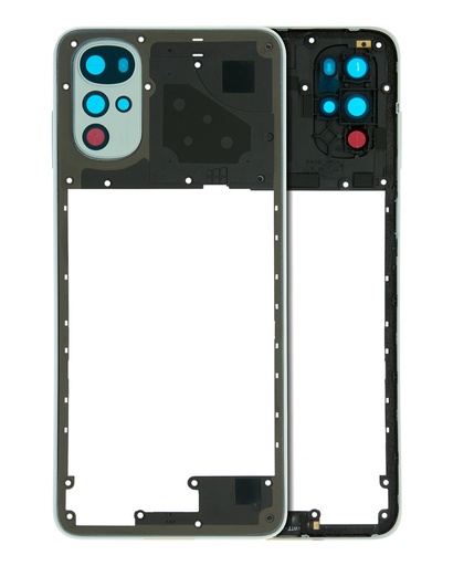 Mid-Frame Housing Compatible For Motorola Moto G22 (XT2231/2022) (Mint Green)