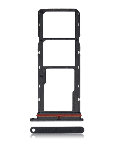 Dual Sim Card Tray Compatible For Motorola Moto G22 (XT2231/2022) (Cosmic Black)