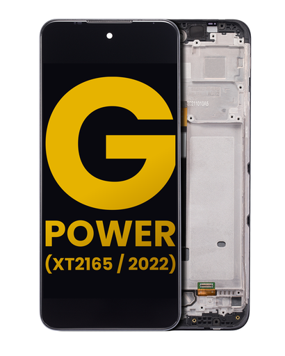 LCD Assembly With Frame Compatible For Motorola Moto G Power (XT2165/2022) (Refurbished) (All Colors)