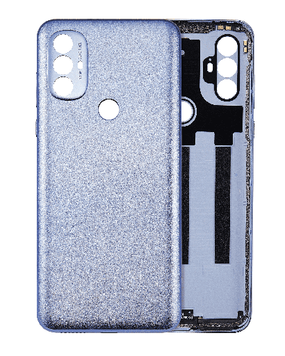 Back Cover Glass Compatible For Motorola Moto G Power (XT2165/2022) (Aftermarket Plus) (Opal Silver)