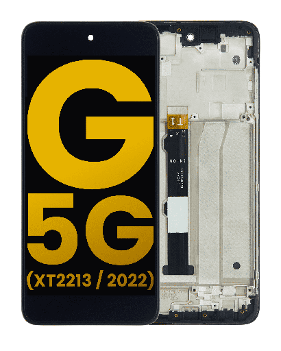 LCD Assembly With Frame Compatible For Motorola Moto G 5G (XT2213/2022) (Refurbished) (All Colors)