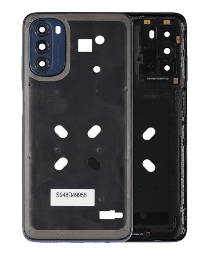 Mid-Frame Housing With Camera Lens Compatible For Motorola Moto G 5G (XT2213/2022) (Moonlight Gray)