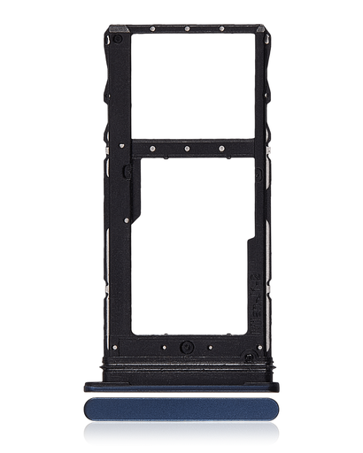 Single Sim Card Tray Compatible For Motorola Moto G Stylus 5G (XT2215/2022) (Steel Blue)