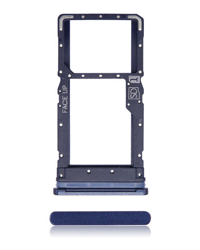 Single Sim Card Tray Compatible For Motorola Moto G Stylus 4G (XT2211/2022) (Twilight Blue)