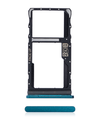 Dual Sim Card Tray Compatible For Motorola Moto G50 (XT2137/2021) (Aqua Green)