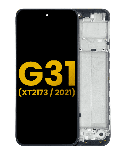 OLED Assembly With Frame Compatible For Motorola Moto G31 (XT2173/2021) (Refurbished) (All Colors)