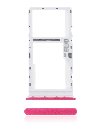 Dual Sim Card Tray Compatible For Motorola Moto G20 (XT2128/2021) (Flamingo Pink)