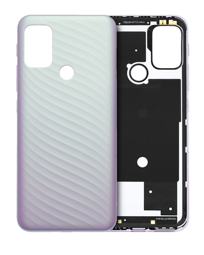 Back cover Glass Compatible For Motorola Moto G10 (XT2127-2/2021)/G10 Power (XT2127-4/2021) (Iridescent Pearl)