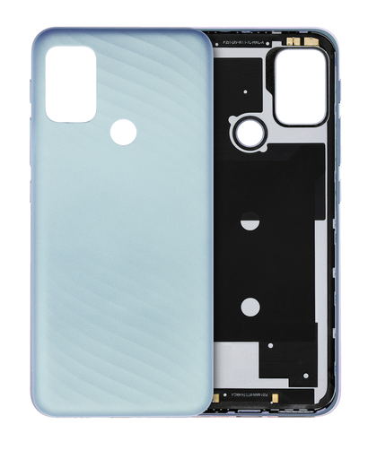 Back cover Glass Compatible For Motorola Moto G10 Power (XT2127-4/2021) (Breeze Blue)