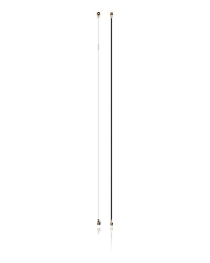 Antenna Cable Compatible For Motorola Moto G Power (XT2117/2021) (2 Piece Set) (Black: 12cm, White: 11.4cm)
