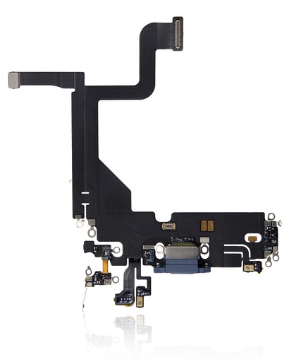 Charging Port Flex Cable Compatible For iPhone 13 Pro (Used OEM Pull) (Sierra Blue)