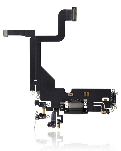 Charging Port Flex Cable Compatible For iPhone 13 Pro (Used OEM Pull) (Graphite)