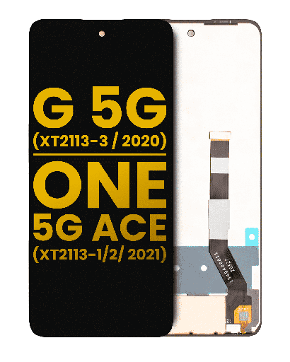 LCD Assembly Without Frame Compatible For Motorola Moto G 5G (XT2113-3/2020)/One 5G Ace (XT2113-1/2/2021) (Refurbished) (All Colors)