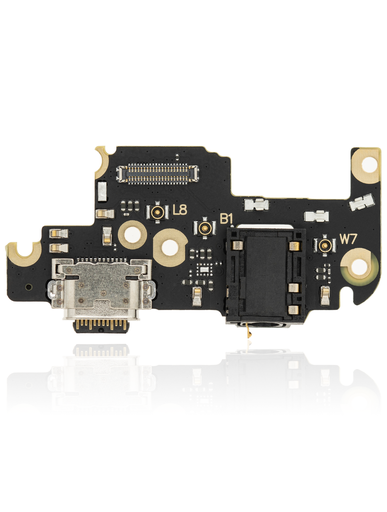 Charging Port Flex Cable With Headphone Jack Compatible For Motorola Moto One 5G Ace (XT2113/2021) (Genuine OEM)