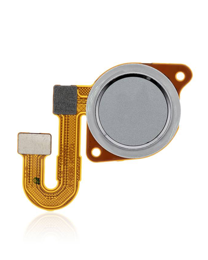 Fingerprint Reader With Flex Cable Compatible For Motorola Moto One 5G Ace (XT2113-1/2/2021) (Hazy Silver) (Genuine OEM)