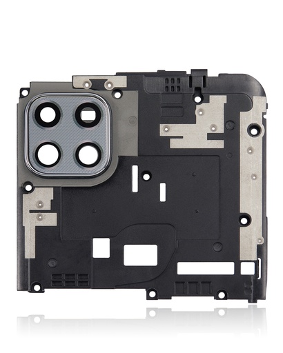 Back Camera Lens With Bracket Compatible For Motorola Moto G 5G (XT2113-3/2020)/One 5G Ace (XT2113-1/2/2021) (Frosted Silver)